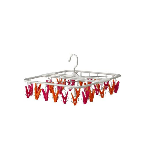 室内干しハンガー30 ピンク&オレンジ