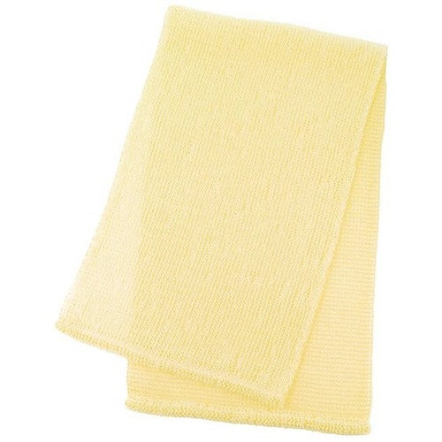 泡工場ボディタオル イエロー