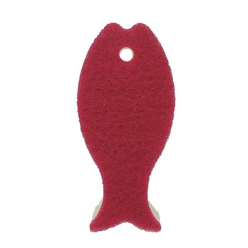 おさかなスポンジ ワインレッド