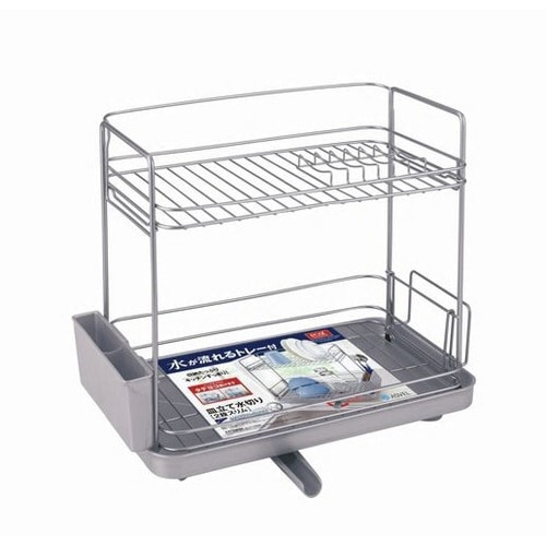 Nポゼ 縦横兼用Wコート2段水切り スリム SI