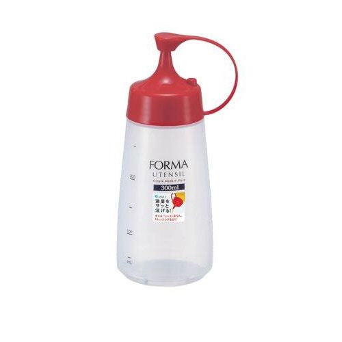 フォルマ 調味料ボトル 細口(中) レッド