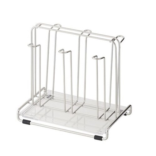 Nポゼ ステンレス コップスタンド(トレー付)