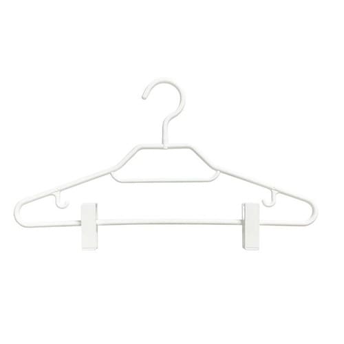 モノクローゼット シャツハンガークリップ付3本組