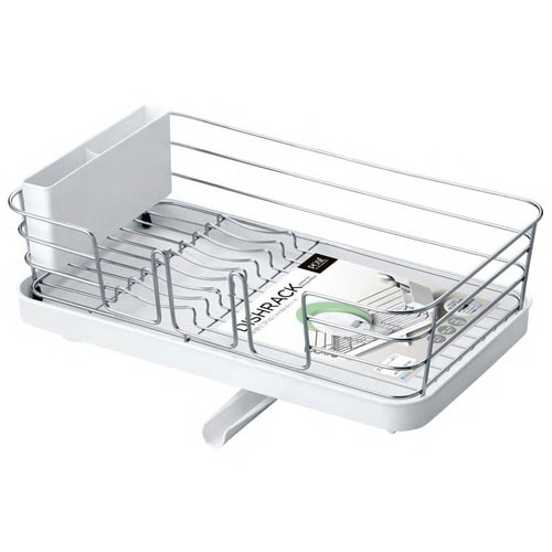 Nポゼ 縦横兼用クリアコート水切り スリムWH