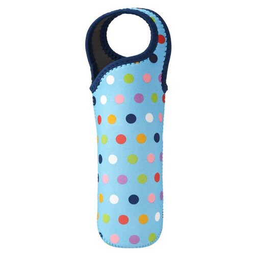 ボトルカバー ドットブルー