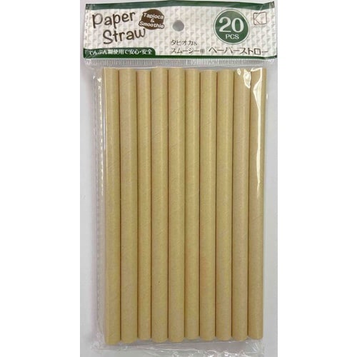 ペーパーストロー6×190mm20本入 NT