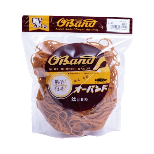 オーバンド 500g透明袋 #190 アメ