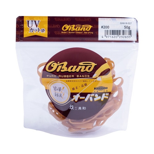 オーバンド 50g透明袋 #200 アメ