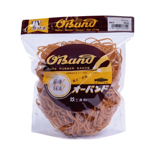 オーバンド 500g透明袋 #410 アメ