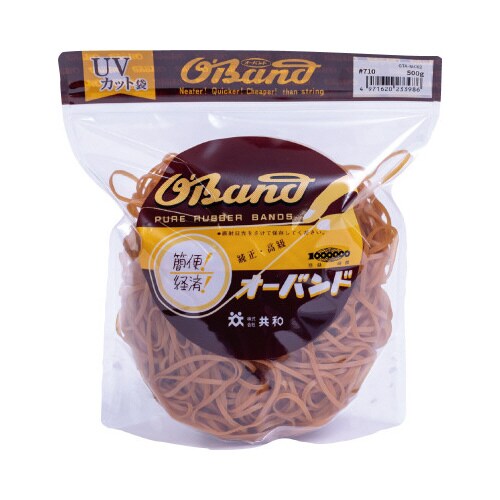 オーバンド 500g透明袋 #710 アメ