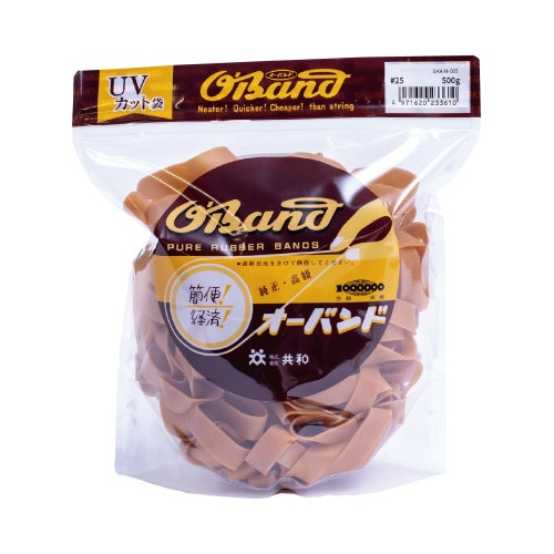 オーバンド 500g透明袋 #25 アメ