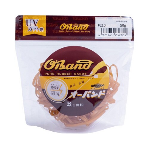 オーバンド 50g透明袋 #210 アメ