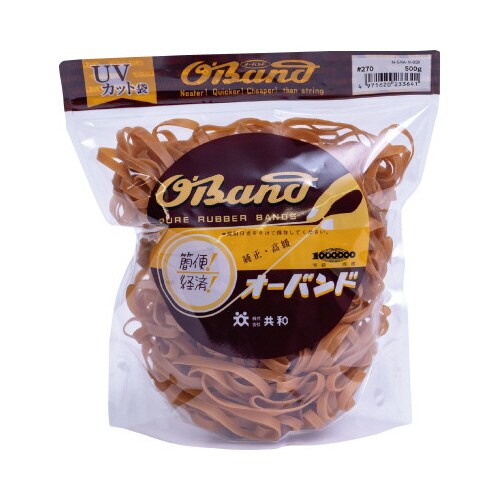 オーバンド 500g透明袋 #270 アメ