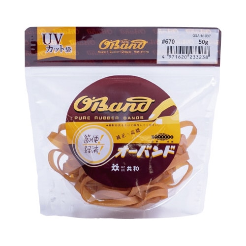 オーバンド 50g透明袋 #670 アメ