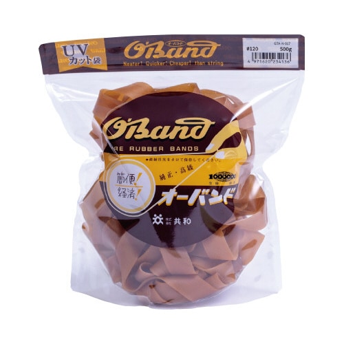 オーバンド 500g透明袋 #120 アメ