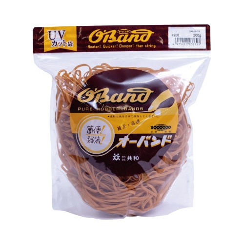 オーバンド 500g透明袋 #260 アメ