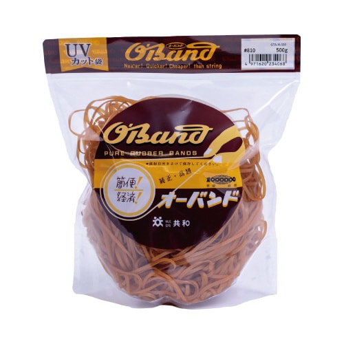 オーバンド 500g透明袋 #810 アメ