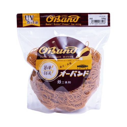 オーバンド 500g透明袋 #16 アメ