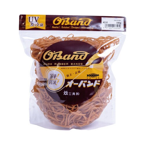 オーバンド 500g透明袋 #210 アメ