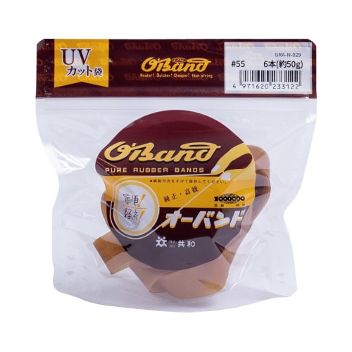 オーバンド 50g透明袋 #55 アメ 6本