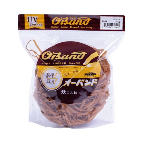 オーバンド 500g透明袋 #665 アメ