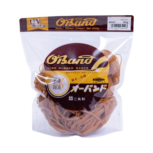 オーバンド 500g透明袋 #1210 アメ