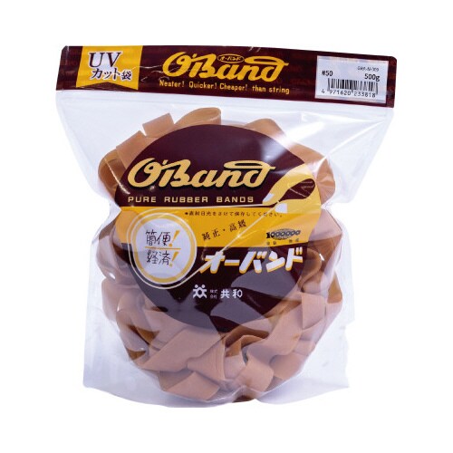 オーバンド 500g透明袋 #50 アメ