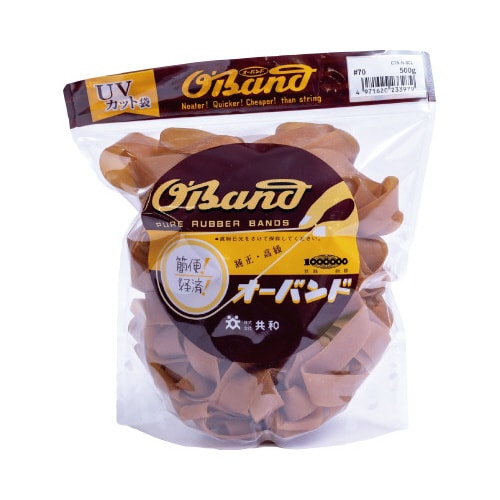 オーバンド 500g透明袋 #70 アメ