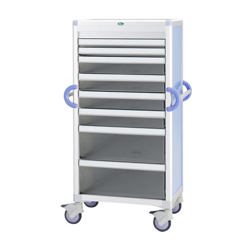 材料搬送カート C60−A10181B(ブルー/S