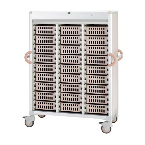 注射薬カート(27床用)ピーチ/ピーチ