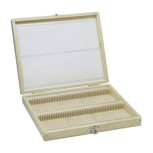 木製プレパラートボックス(100枚用83−0383