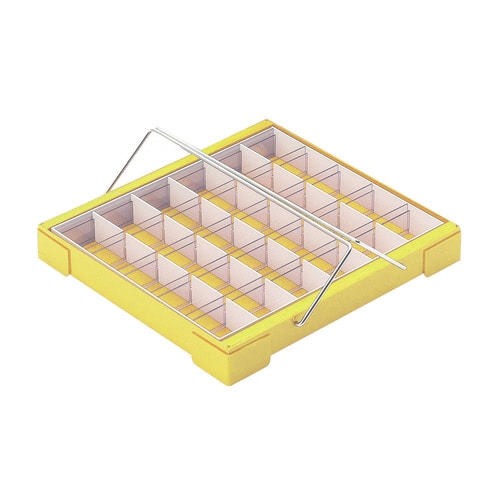 カラー散薬トレー(30人用)取手付(イエロー)