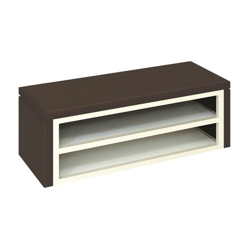 下駄箱ベンチ(01)(W90)茶