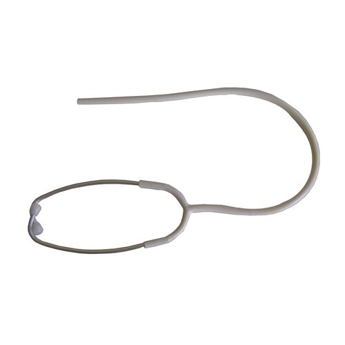 聴診器用耳金具・カラーチューブセット(内羽) 白