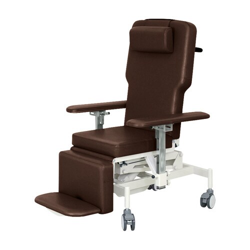 車いす式油圧ストレッチャー 茶