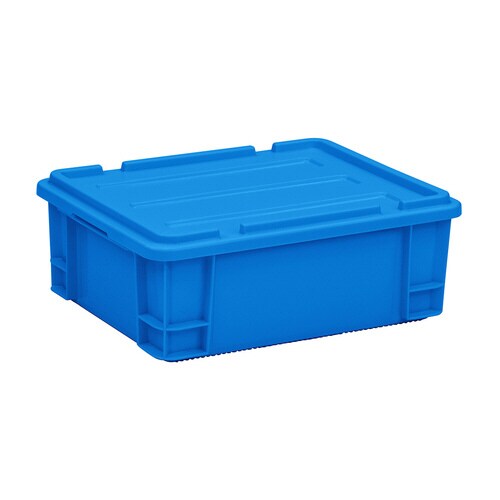 ポリコンテナー(蓋付)PT−21 ブルー