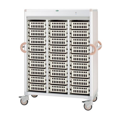 注射薬カート(27床用)ピーチ/ニュートラル