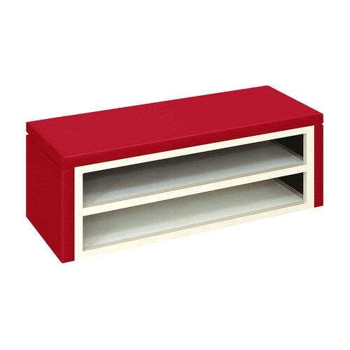 下駄箱ベンチ(01)(W60)レッド