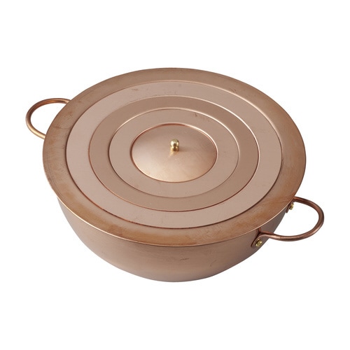 重湯煎器(銅製)18CM