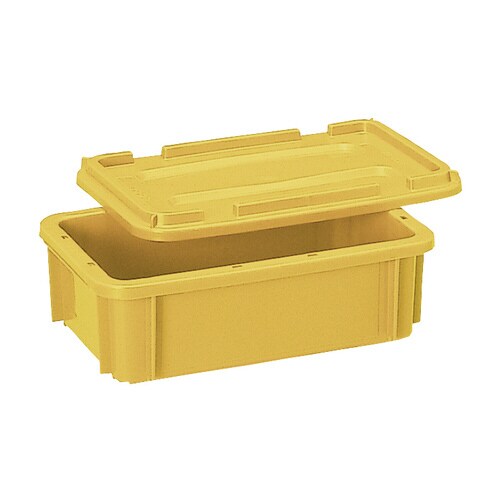 ポリコンテナー(蓋付)PT−5 イエロー