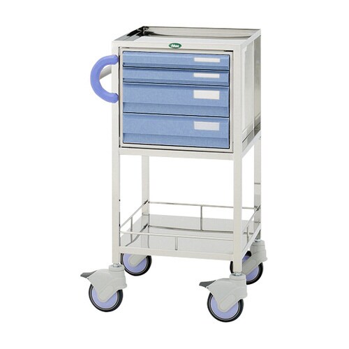 処置・包交カートCUA3−1219B(ブルー/B