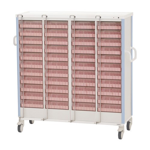 与薬カート(1Week・44床用)ライトブルー