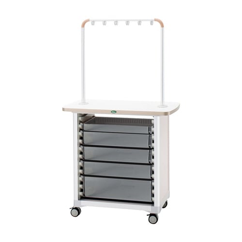 作業台(WT−0915B)ピンク/透明