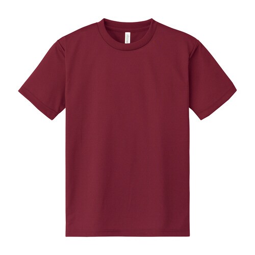 ドライTシャツ(M)バーガンディ