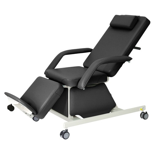 電動治療チェア(キャスター付) 黒