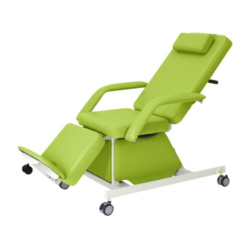 電動治療チェア(キャスター付) 抹茶