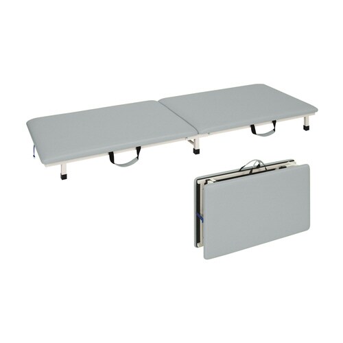 付添ポータブルベッド(60×190)グレー