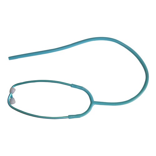 聴診器用耳金具・カラーチューブセット(内羽) 水色