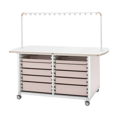 作業台(WT−1803B)ピンク/ピーチ