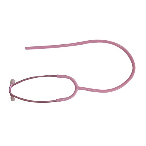 聴診器用耳金具・カラーチューブセット(内羽)ピンク